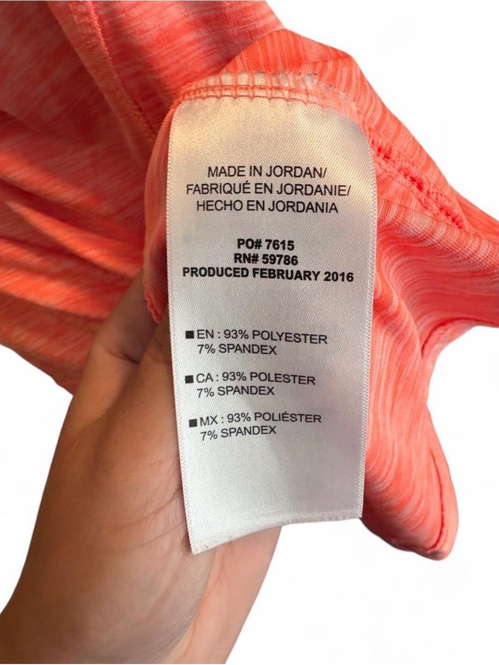 Pony Coral Heather Half-Zip Long Sleeve Pullover - Picture 6 of 6